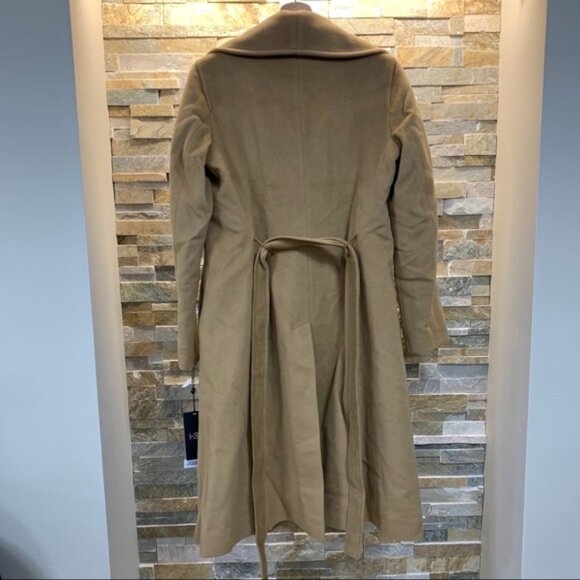Women's HiSO Alpaca Blend Wrap Coat - Picture 4 of 9